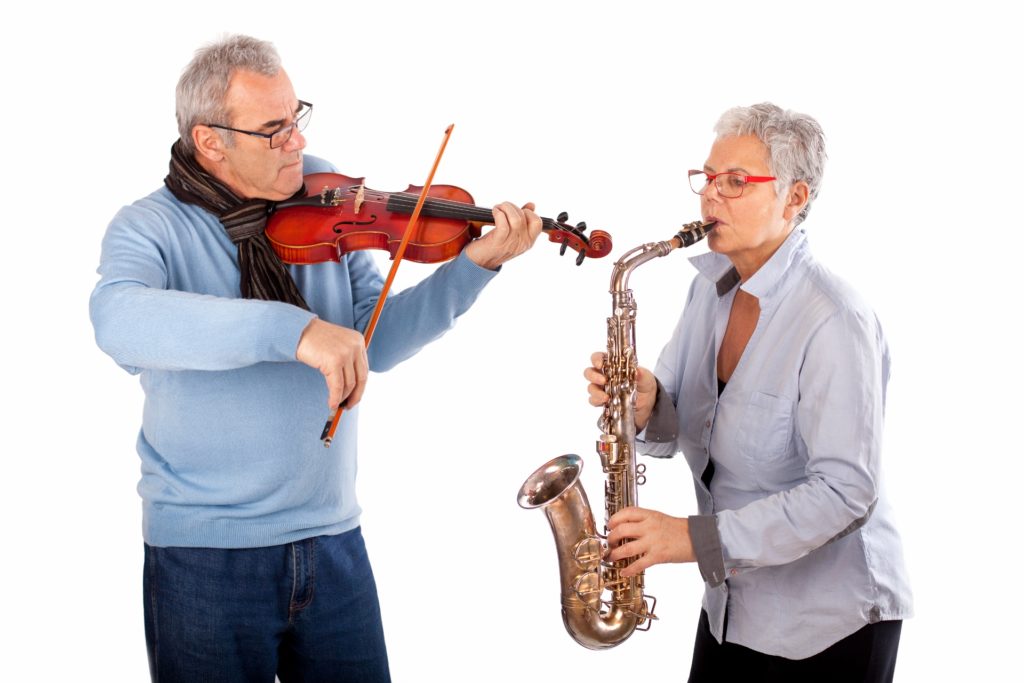 Saxofoonles in Weesp